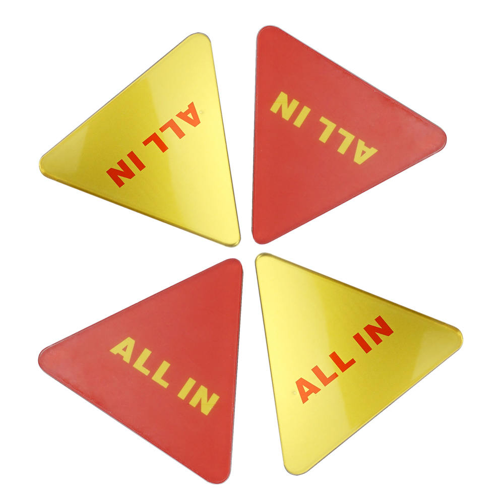 All in Red Yellow 2-Color Triangle