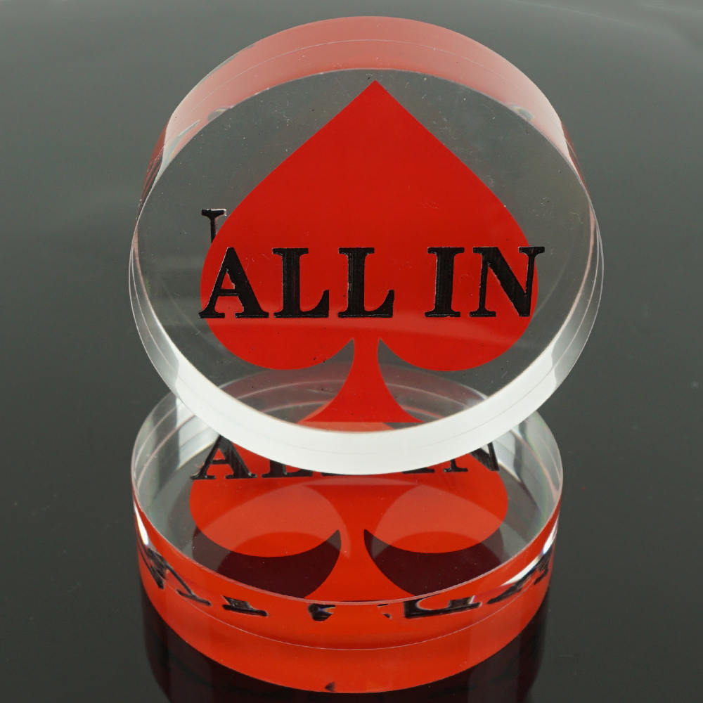 All in 20-05 Round Acrylic Transparent
