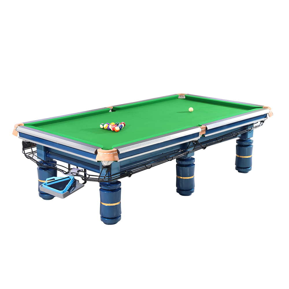 Wholesalers 9ft Standard bule pool table commercial club household professional Form 8 billiard table
