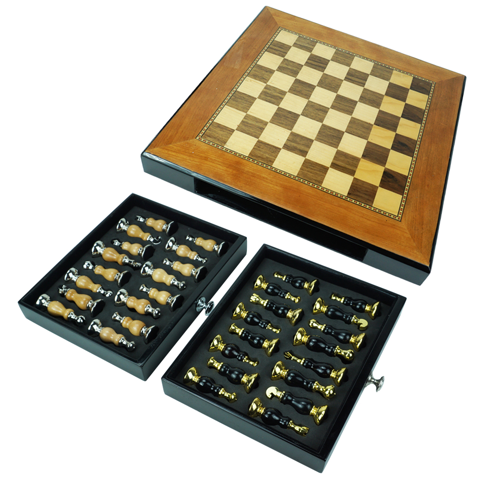 Luxury Metal Chess Set