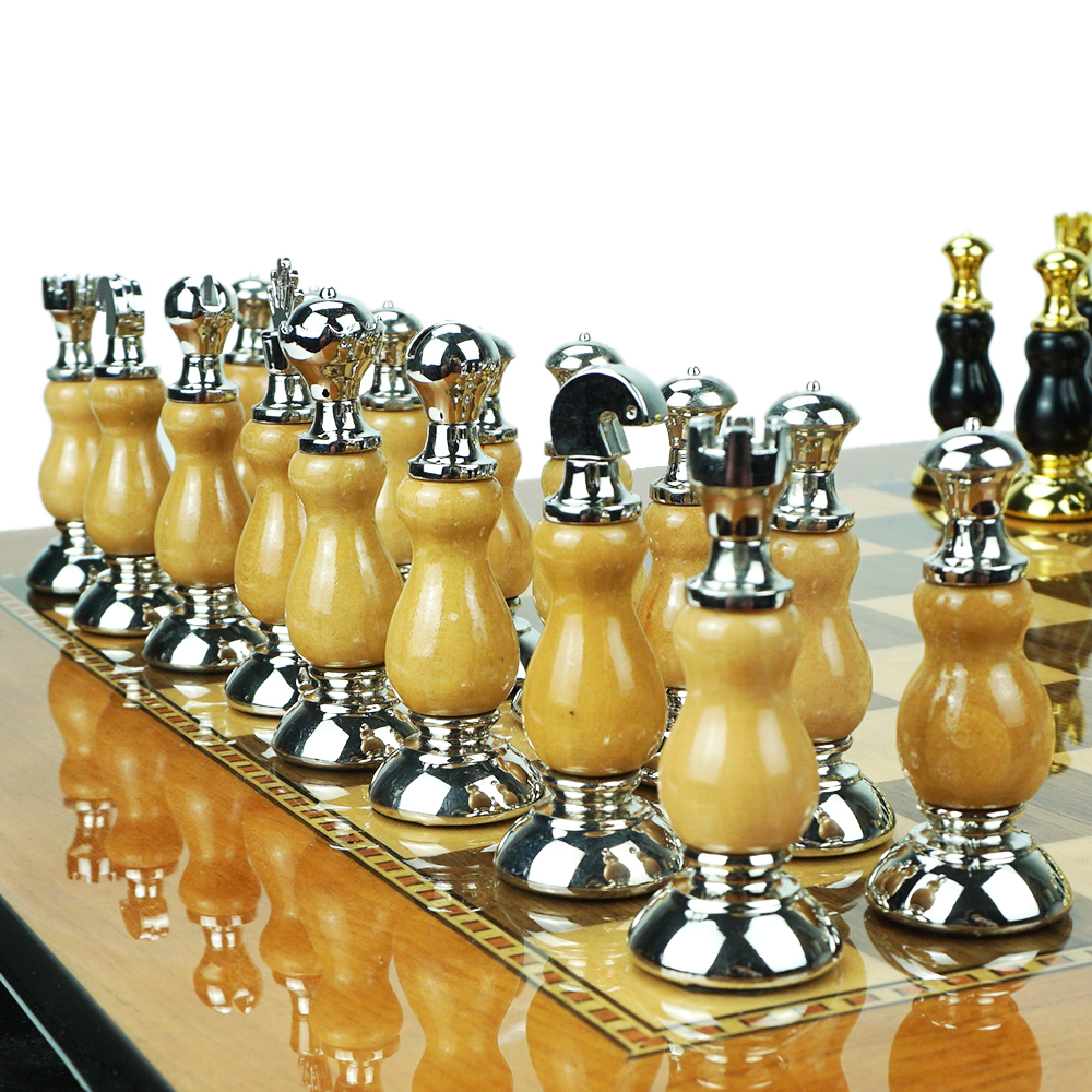 Luxury Metal Chess Set