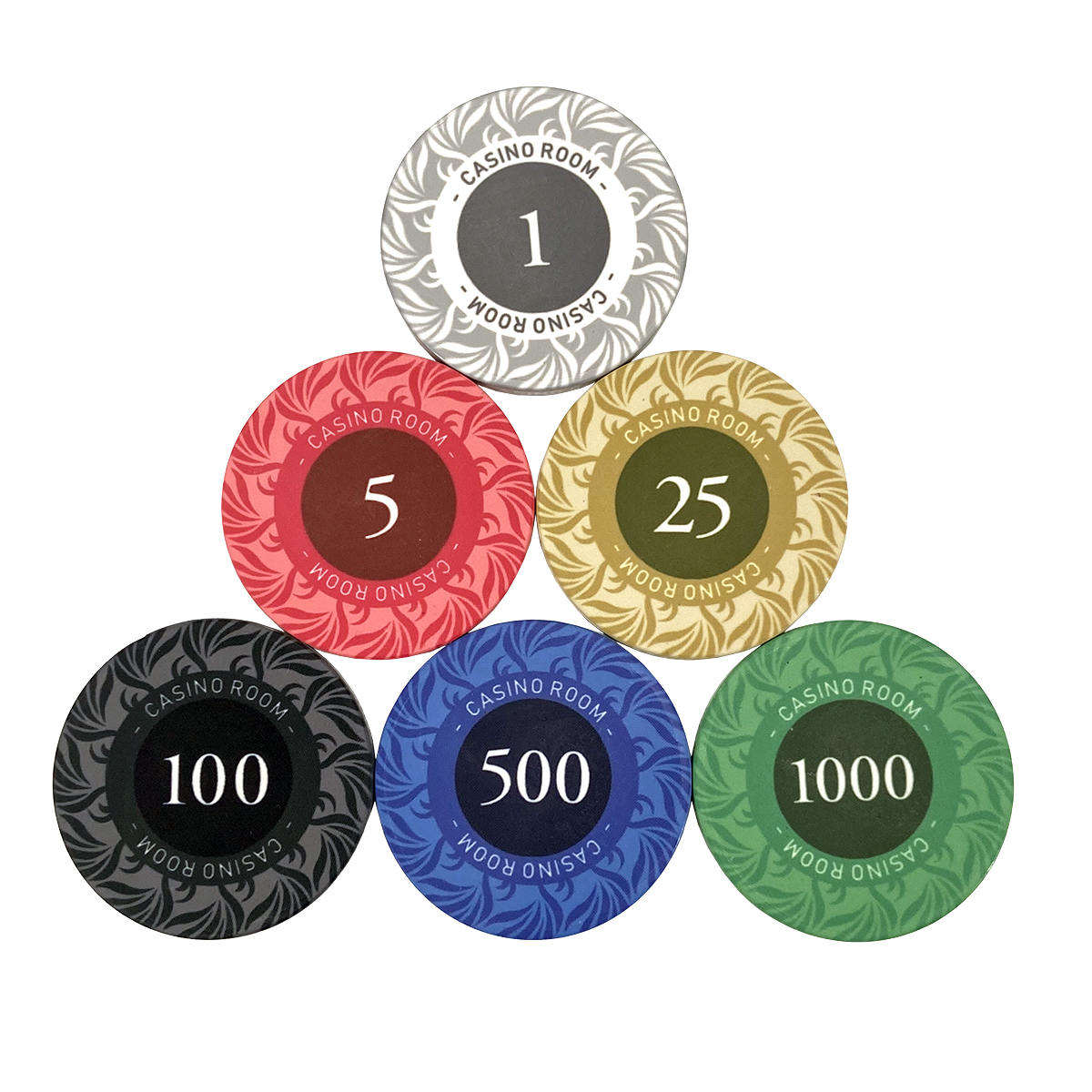 CMC066 Professional Casino Ceramic Poker Chips Set for 10g 12g of Any Custom Logo Design Can Do Fast for Sample and Bulk Manufacture