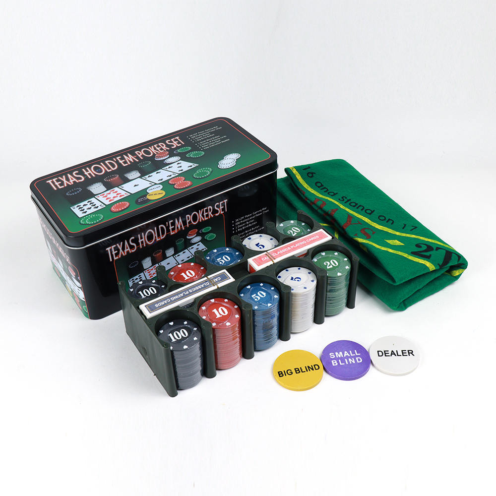 Texas Poker 200 Chip Set