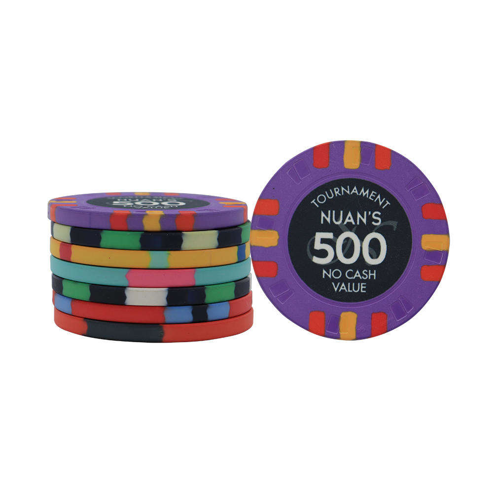 CMC058 Wholesale Luxury 39mm Ceramic Poker Chips 10g Free Design Customized Your Logo Engraved Ceramic Chips for Casino Game