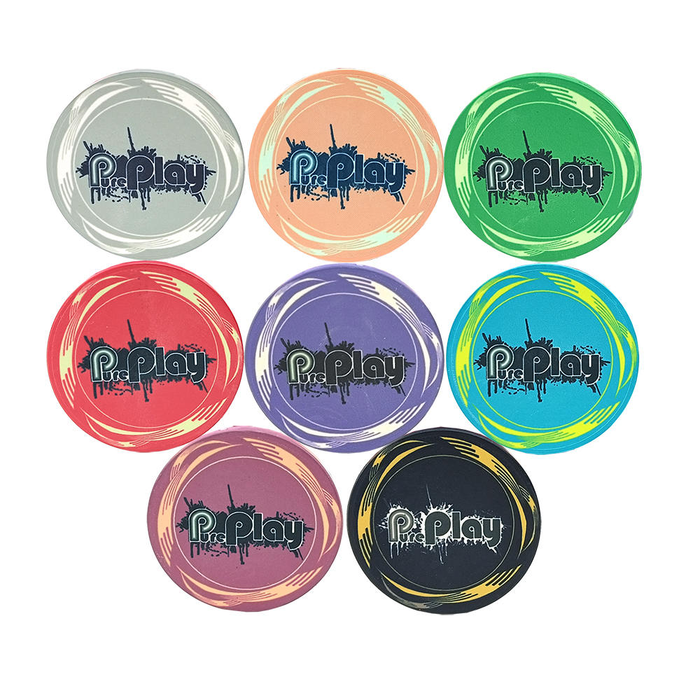 CMC011 Free Design 39mm Poker Chips 10 Gram Custom Rfid Pureplay or Other Logo Can Custom from Kaile Factory Wholesale for Casino Games