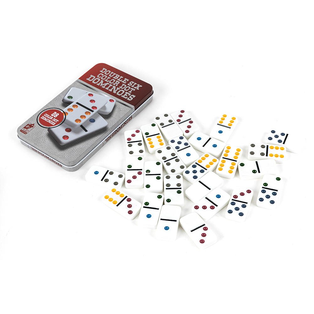 Double 6 Domino Small Iron Box