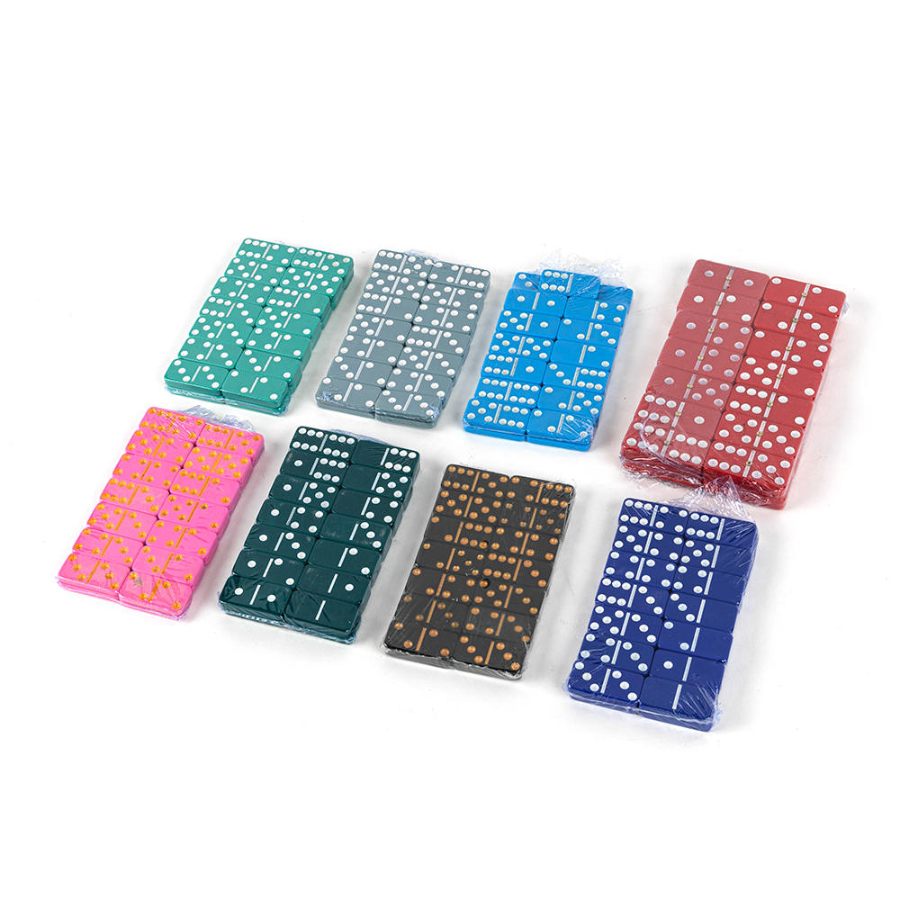 Double 6 Colored Dominoes