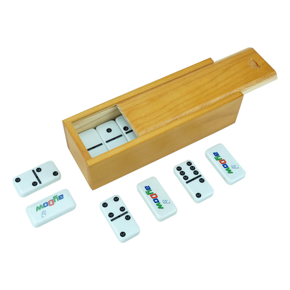 22-01 5010 White Heat Transfer Domino+Premium Wood Black Box (Running Domino)